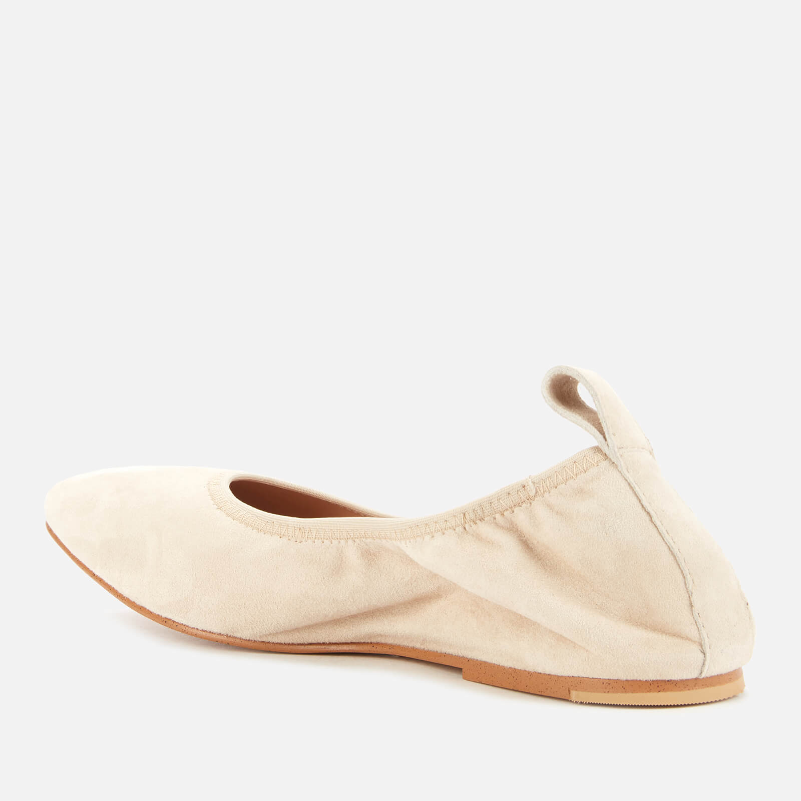 Clarks Women's Pure Leather Ballet Flats - Taupe - UK 3