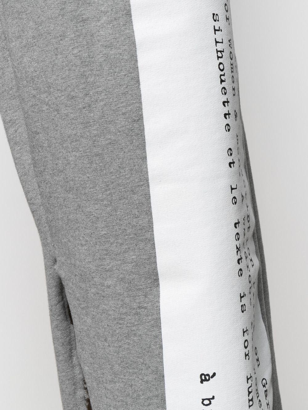 Mm6 Maison Margiela Women's Cotton Wide Leg Sweatpants | M | Grey