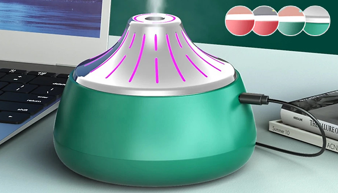 Domosecret Mini Humidifier Colour Changing Night Lamp - 4 Colours