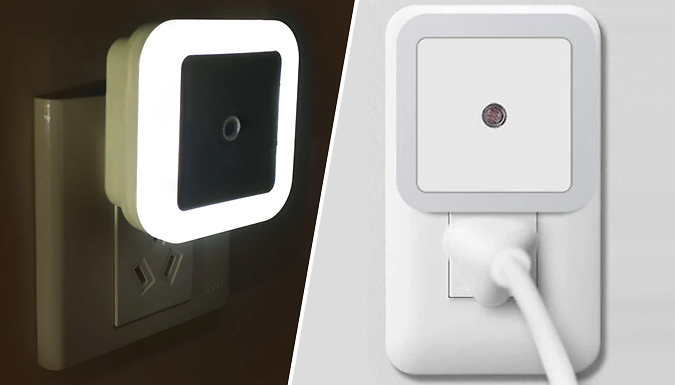 Domosecret 1 or 6 Light Sensor Plug LED Night Lights