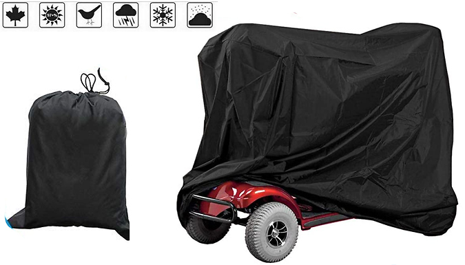 Wish Whoosh Offers Waterproof Mobility Scooter Rain Cover