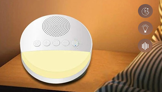 Wish Whoosh Offers Portable White Noise Machine with Night Light