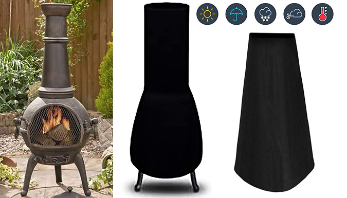 Wish Whoosh Offers Waterproof Patio Chiminea Heater Cover