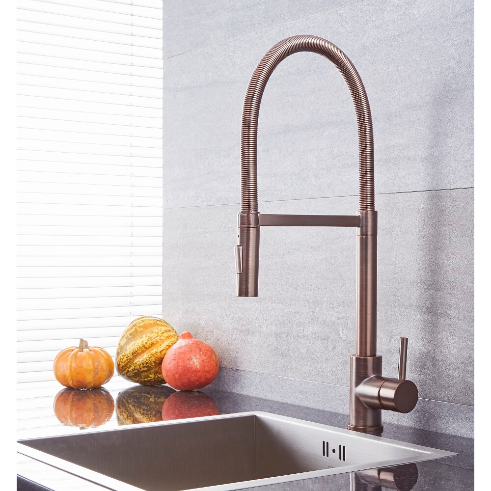 Keukenmengkraan met Uittrekbare Uitloop Olie Gewreven Brons | Como