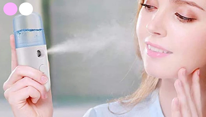 Wish Whoosh Offers USB Mini Facial Misting Humidifier - 2 Colours