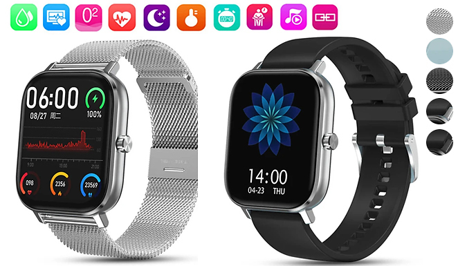 Wish Whoosh Offers DT35 Bluetooth Fitness Tracker Smart Watch - 2 Styles & 3 Colours