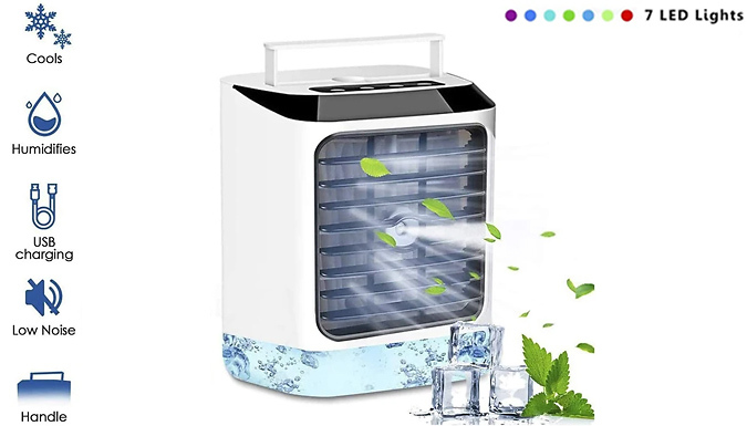 Wish Whoosh Offers 3-in-1 Portable Humidifier Fan with Colour Changing LED