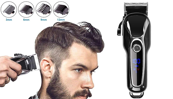 Wish Whoosh Offers Wireless Precision Hair Clippers Grooming Kit