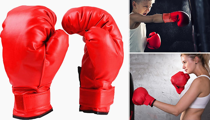 Wish Whoosh Offers Kids or Adult PU Leather Boxing Gloves
