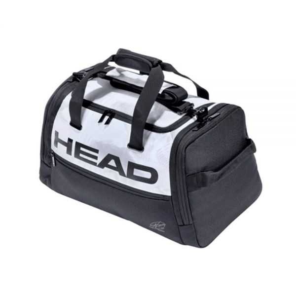 Borsa Head Djokovic Duffle Bianco Nero  | kids