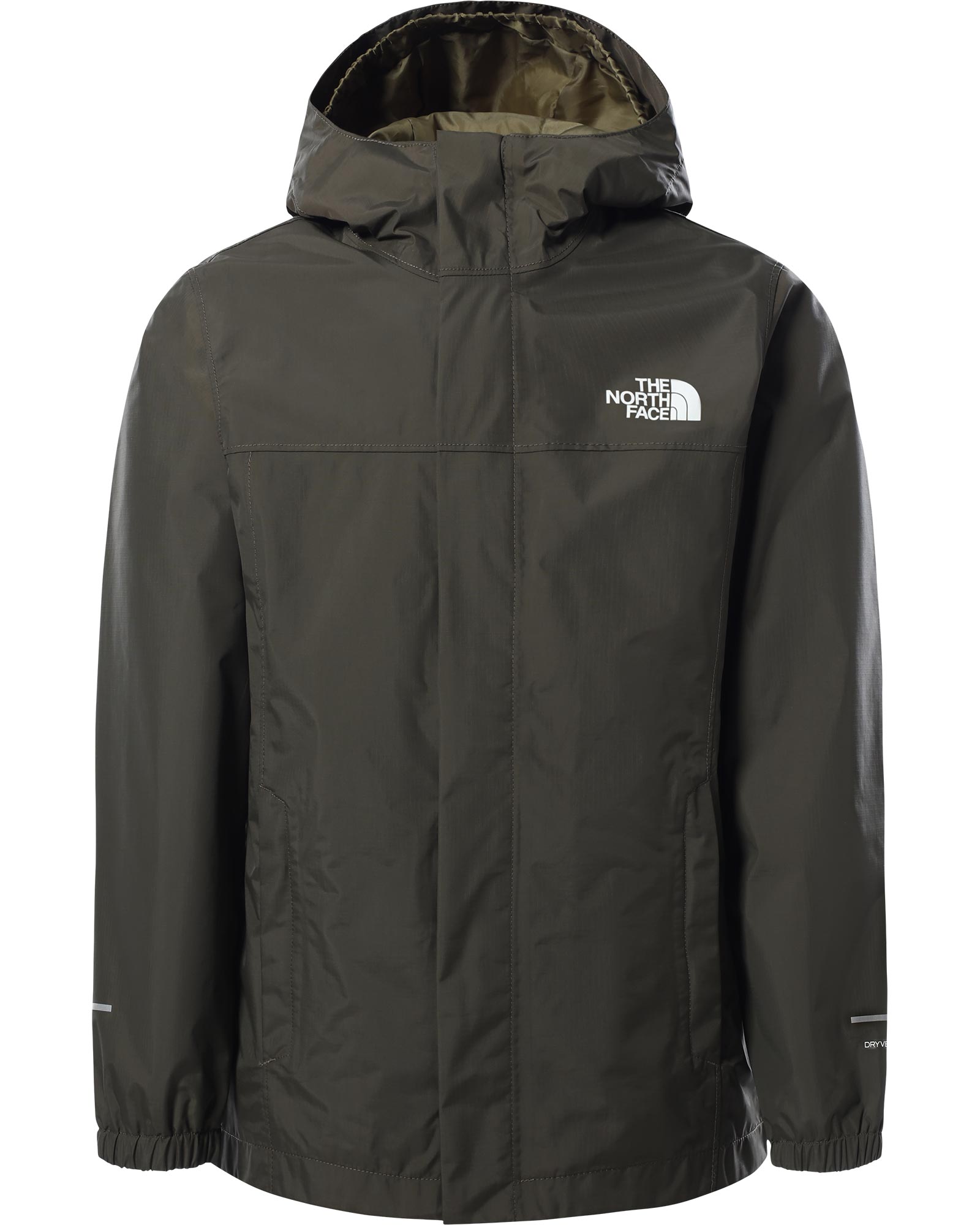 The North Face Resolve Reflective Boys' Jacket | M | New Taupe Green