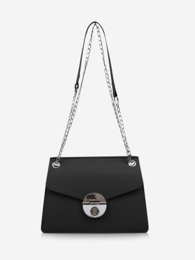 Zaful Cover Chain Shoulder Bag | BLACK | ONESIZE