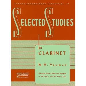 Selected Studies: Clarinet (Rubank Educational Library)