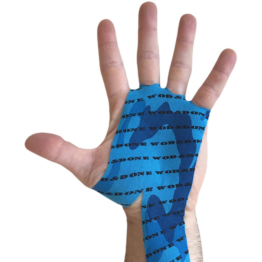 Wod & Done Hand Protection Blue Camo 5 pack