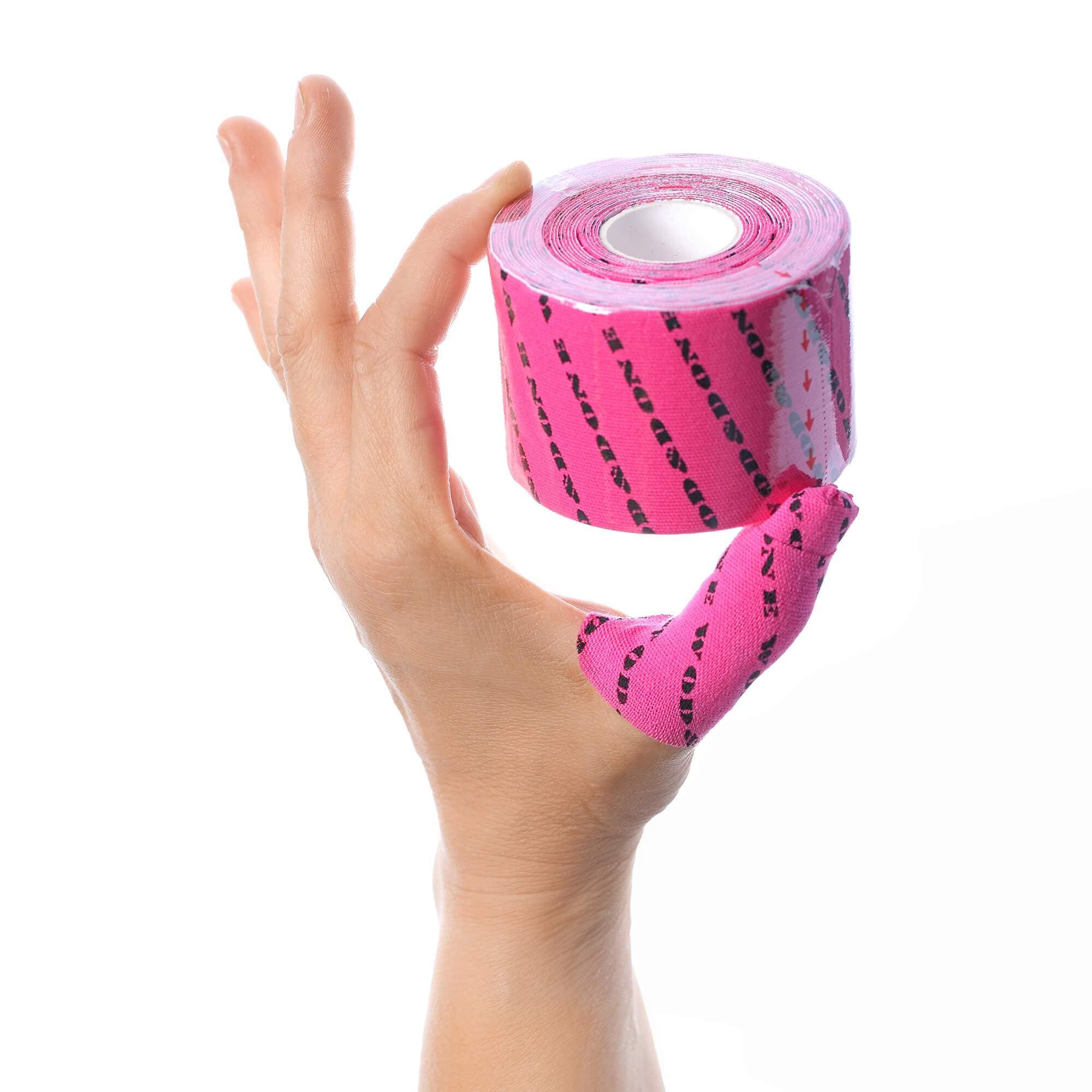 Wod & Done Thumb Protection Strips in a Roll Pink