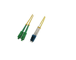 Microconnect SC-LC, 3m fibre optic cable SC/APC LC/UPC OS1 Yellow