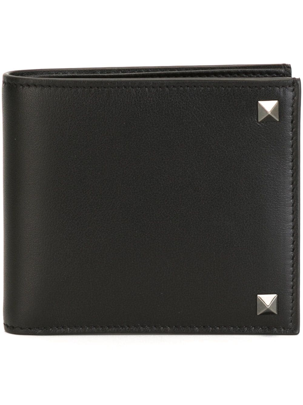 Valentino Garavani Rockstud Leather Bifold Wallet | UNI | Black