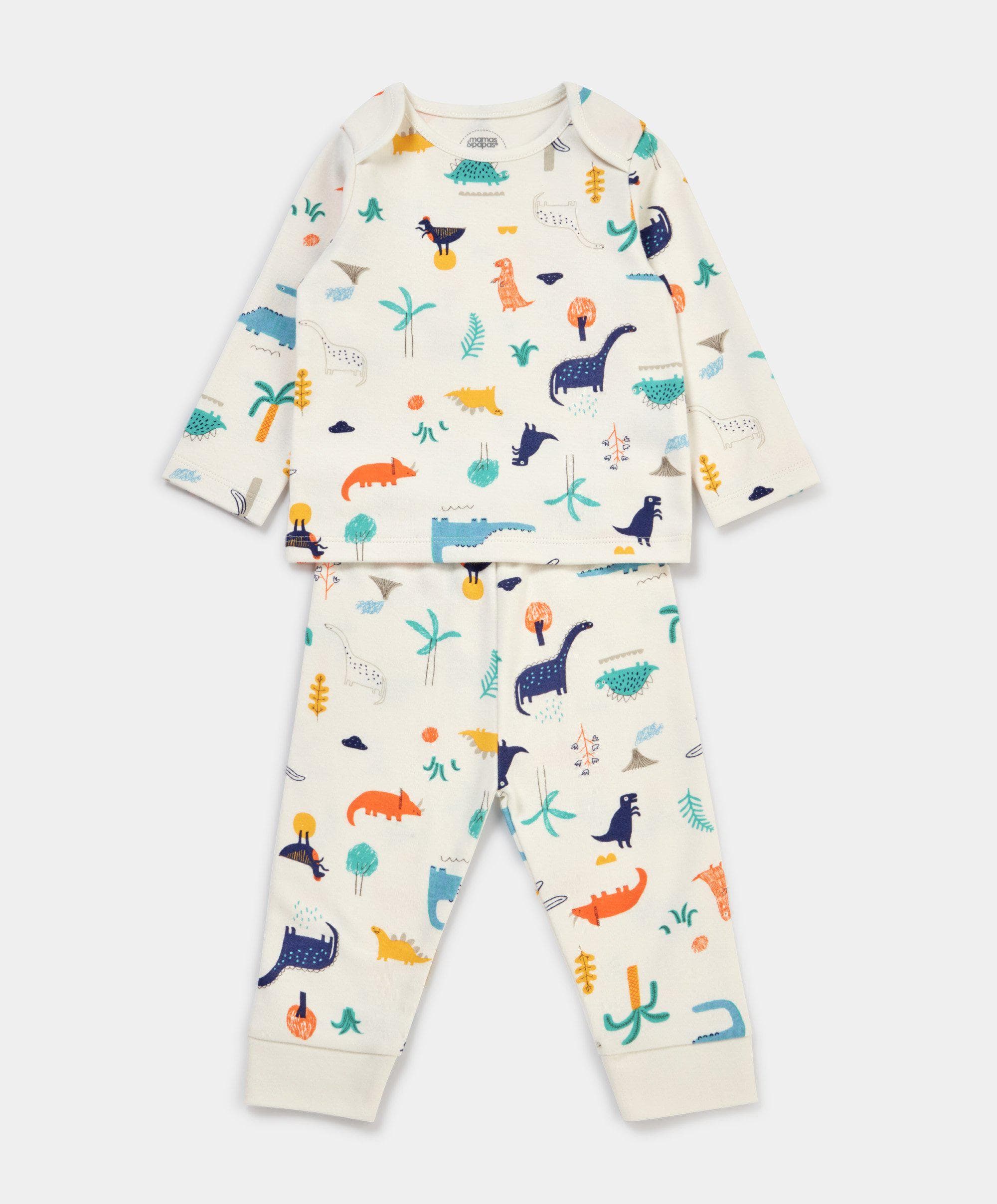 Mamas & Papas Dino Jersey Pyjamas