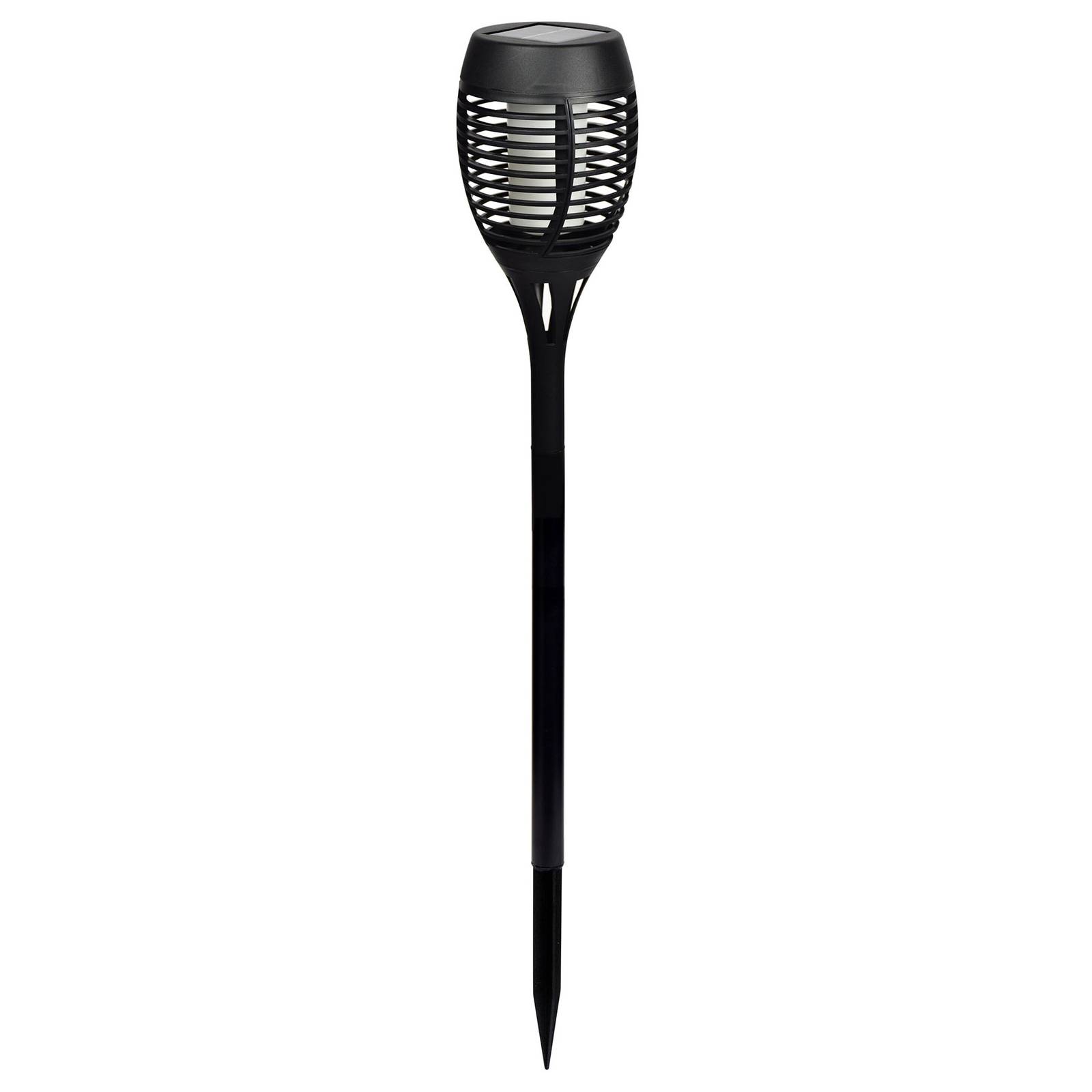 Lindby Sanja solar torch ground spike, pack of 4