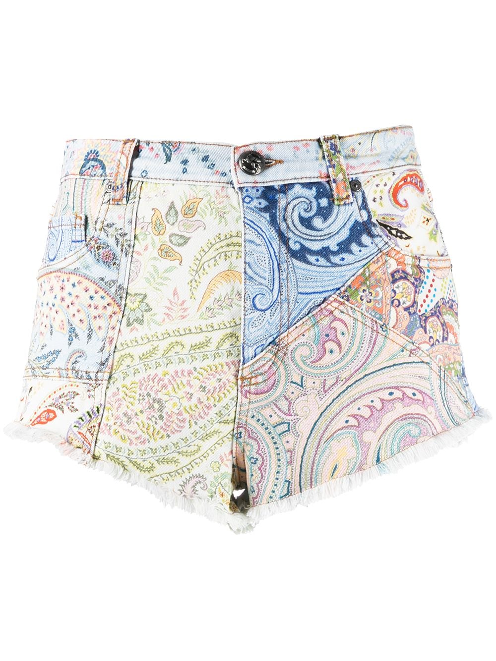 Etro Women's Ibiza Denim Shorts | 26 | White