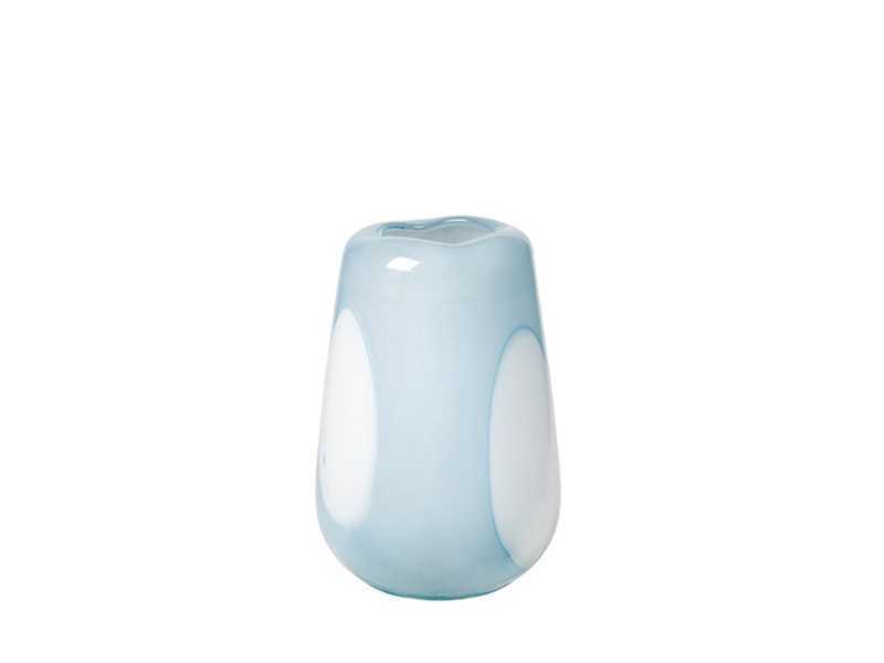 Broste Copenhagen - Ada Dot Vase - Light Blue - Small