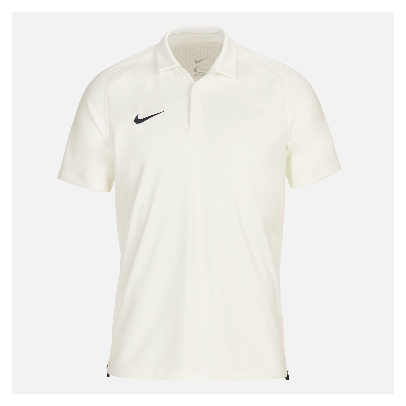 Nike Cricket Short Sleeve Game Polo | Adult Unisex | Sail / Obsidian | 2XL