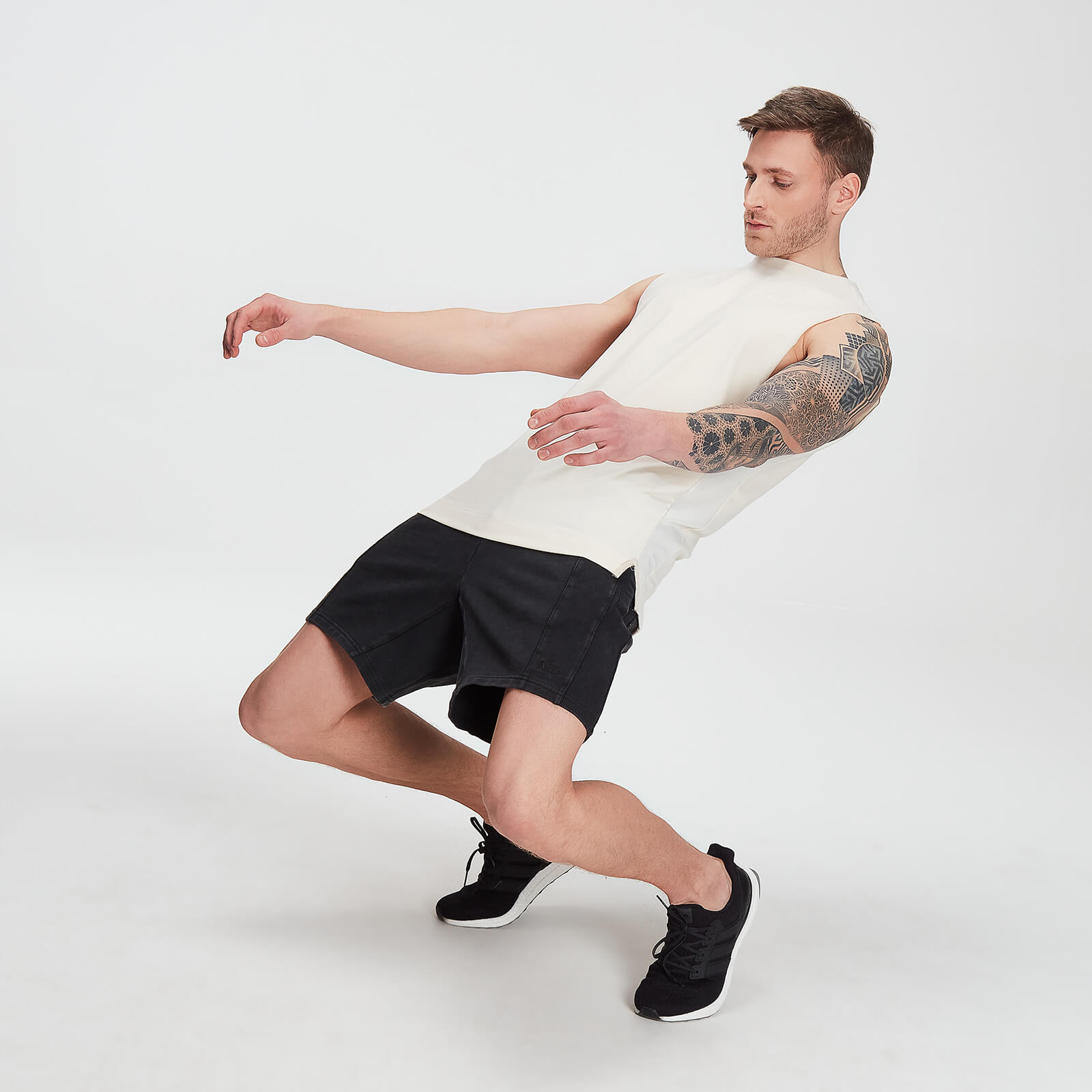 MP Men's Raw Training Shorts - Black - XXS