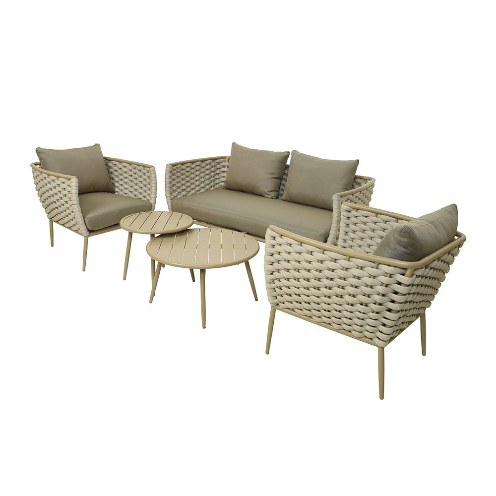 AMARA Outdoors - Outdoor Woven Lounge Set - Sand
