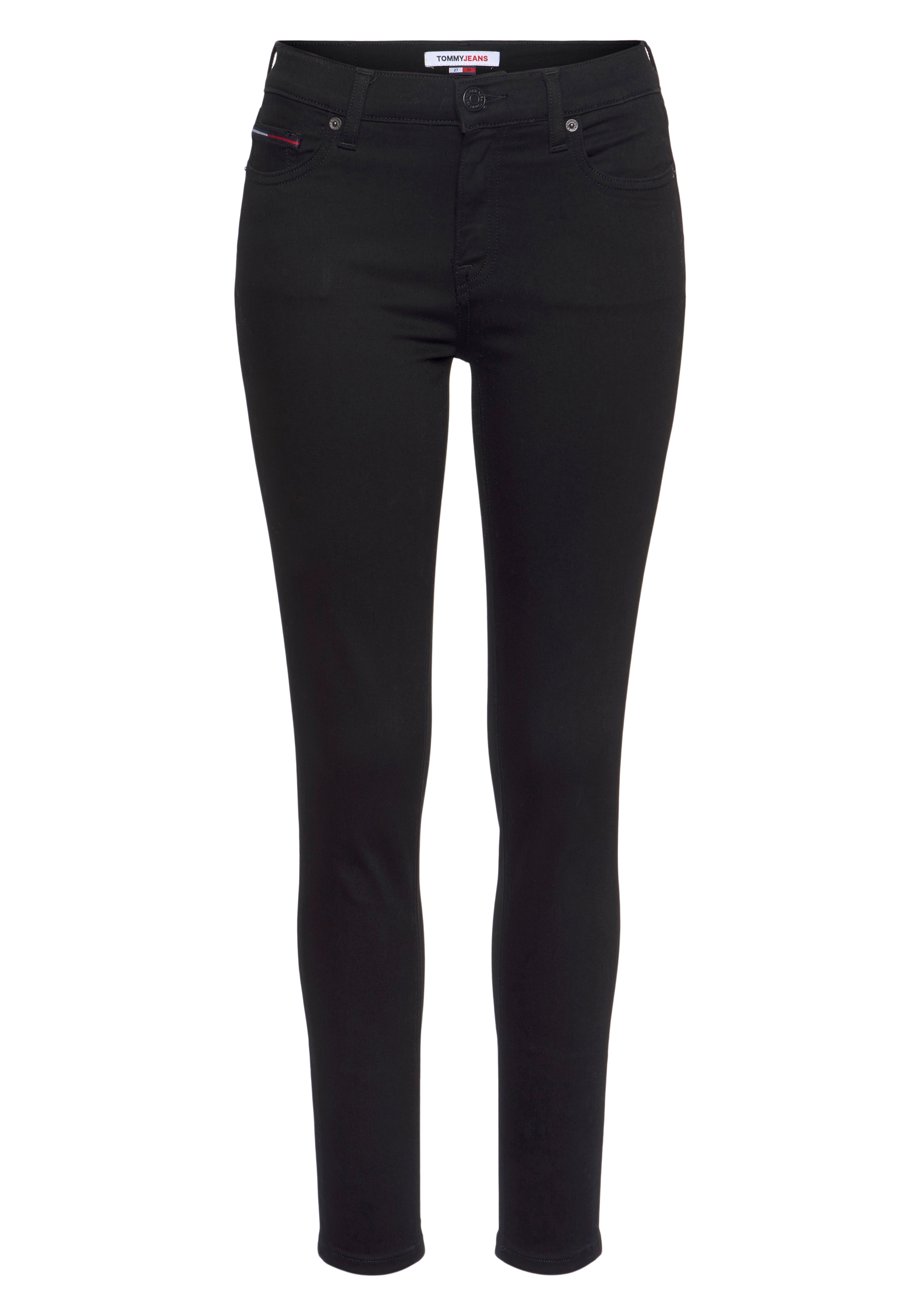 Tommy Jeans Women's Nora Mid-Rise Skinny Jeans - Black - W28/L30