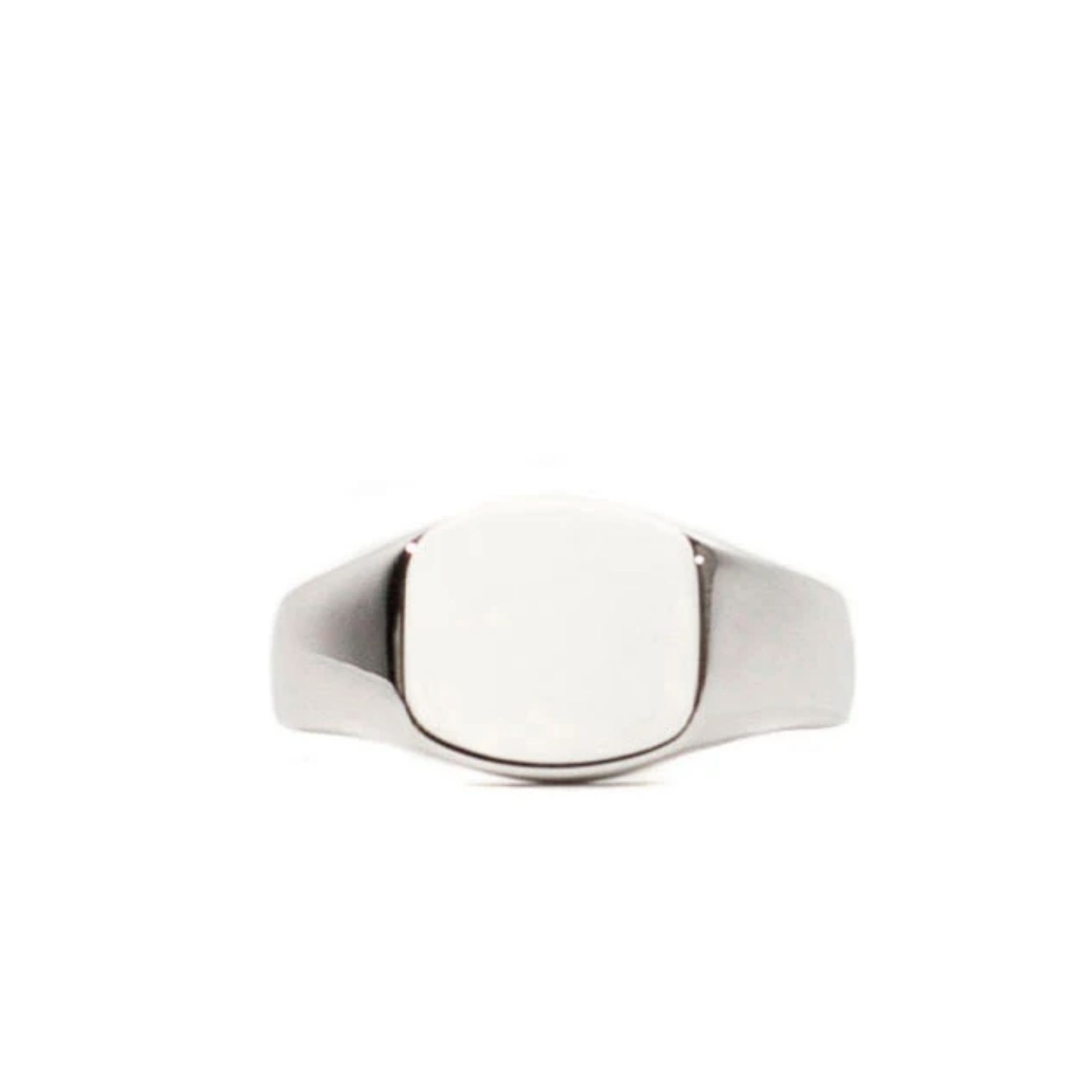 Serge Denimes Silver Signet Ring | Silver | S-SIG-RNG-P  SILVER