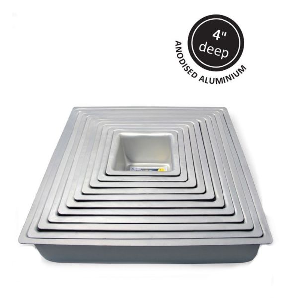 PME Square Cake Tin 8&quot; x 4&quot; (203mm x 101mm)