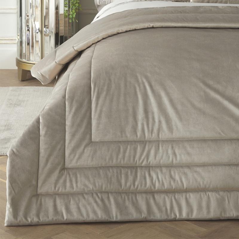 Laurence Llewelyn Bowen Chic Bedspread 150cm x 220cm Linen
