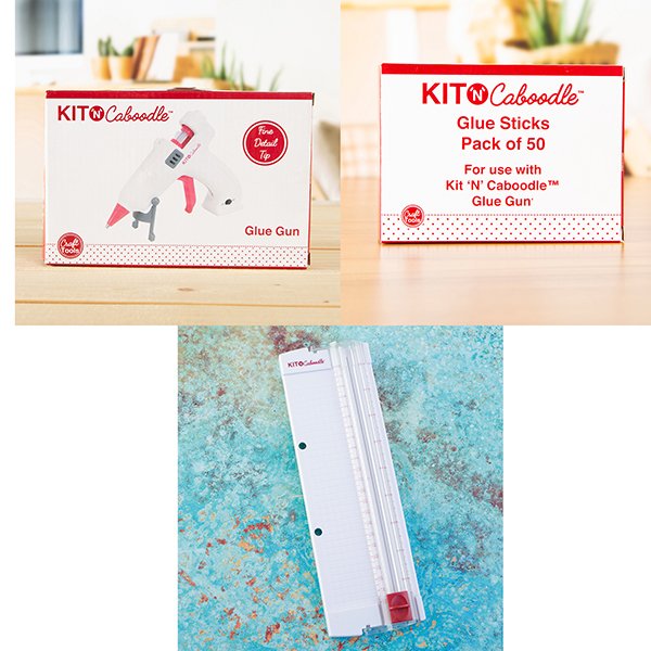 Kit N Caboodle Tool Kit - Glue Gun, Glue Stick and Mini Trimmer