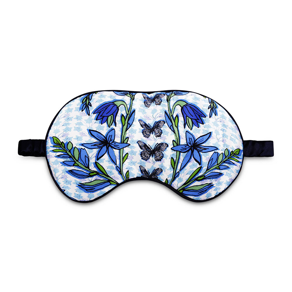 Jessica Russell Flint - Folk Butterfly Silk Eye Mask