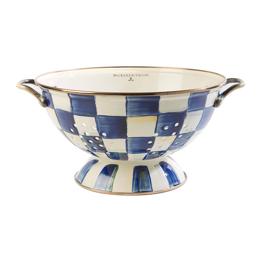 MacKenzie-Childs - Royal Check Colander - Core - Large