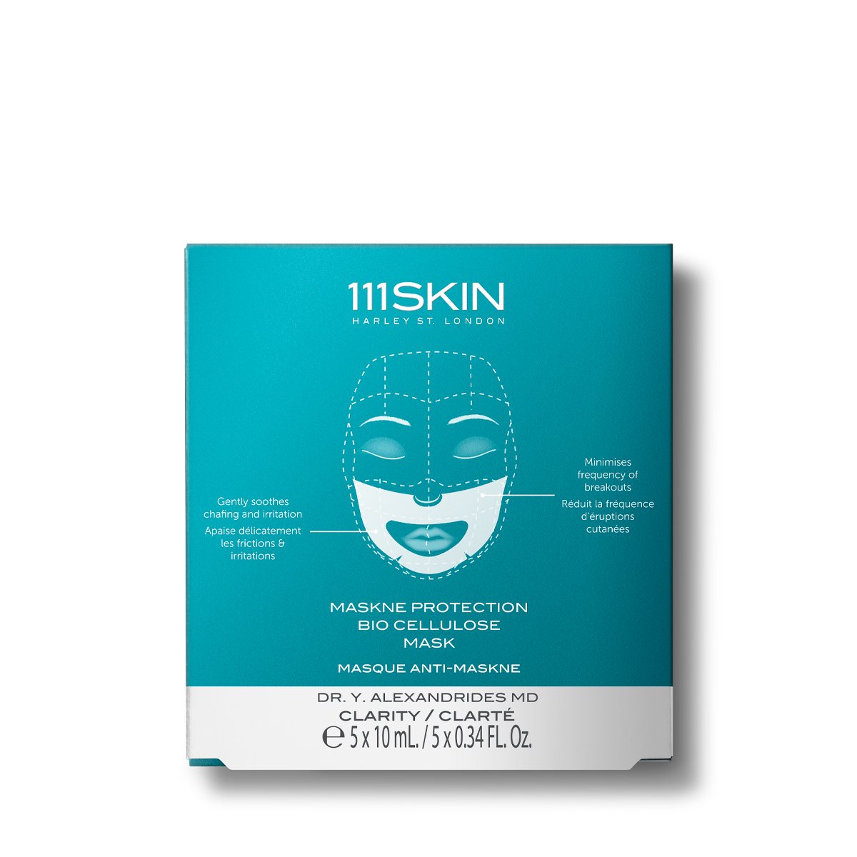 Maskne Protection Bio Cellulose Mask - 5 masks