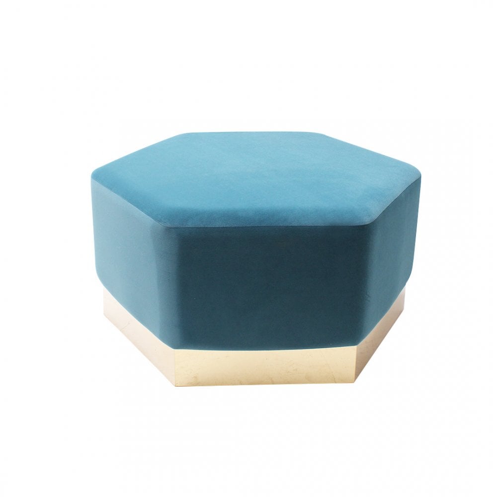 Amore XL LUX Pouffe Colour: Teal
