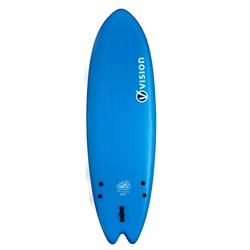 Vision Ignite Fish 6'2" | Blue & Psychedelic