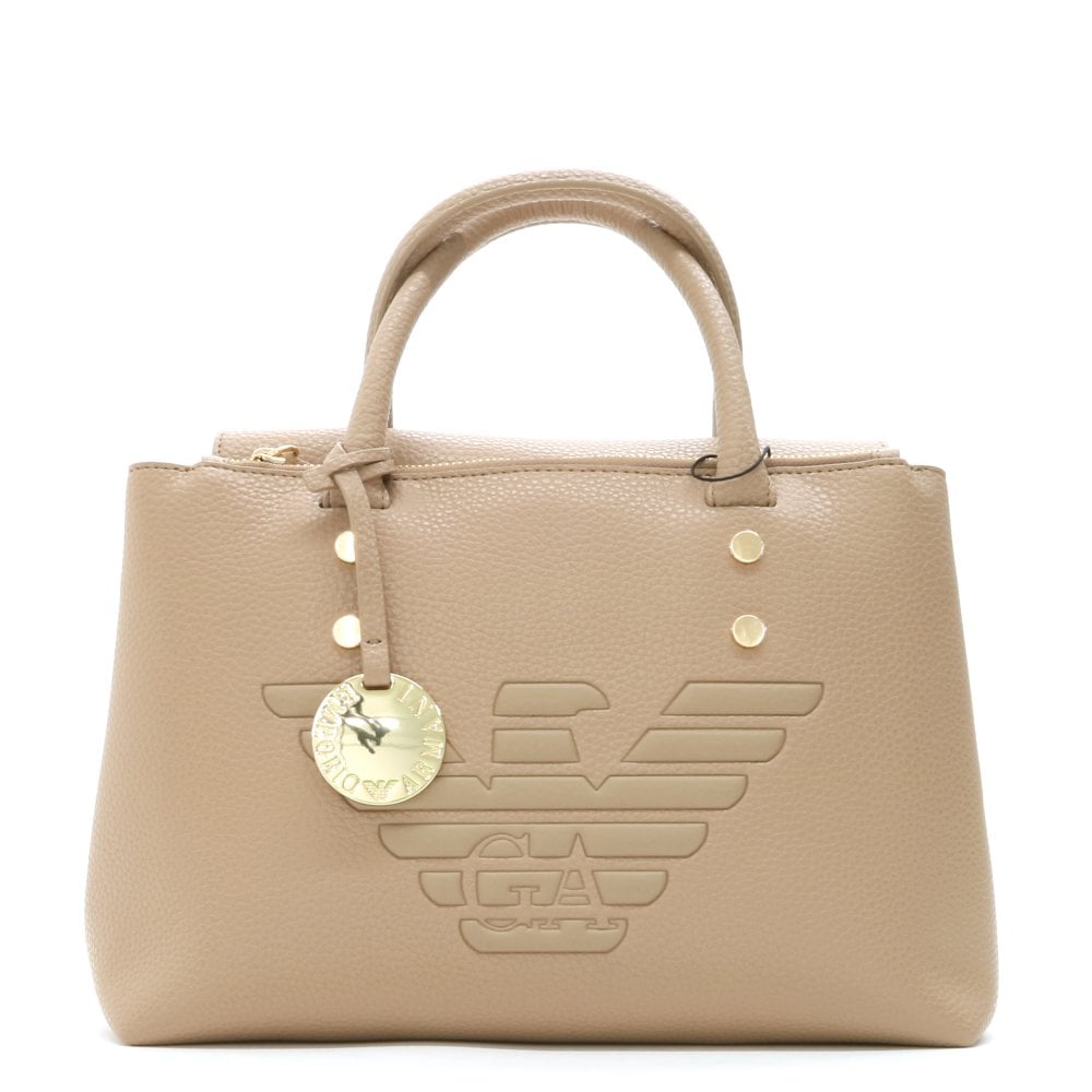 Emporio Armani Women's Logo Shopping Bag | UNI | Brown