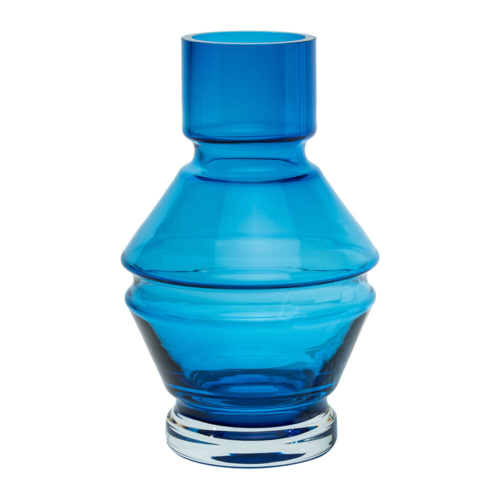 Raawii - Relae Vase - Small - Aquamarine Blue