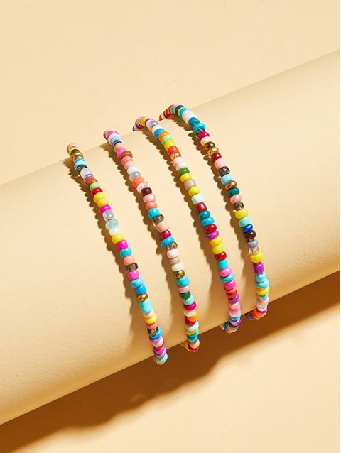 Colored Beads Multi-Layer Bracelets