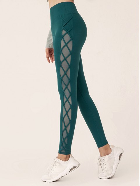 Mesh Quick-Dry Sports Leggings