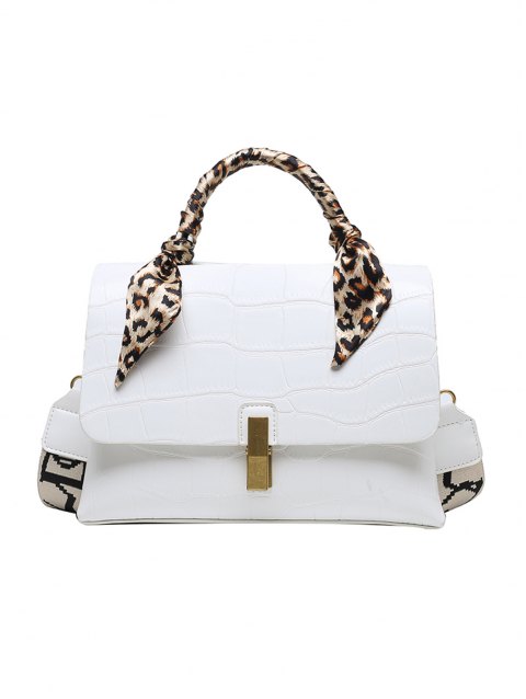 Emboss Wide Straps Satchel Bags