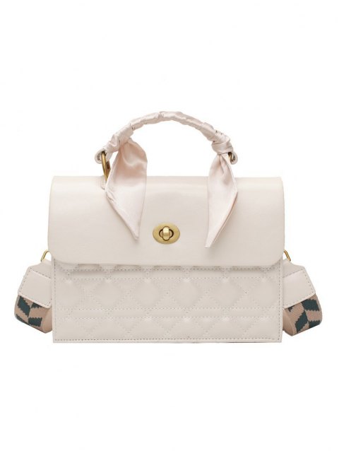 Metal Decor Quilted Satchel Bags