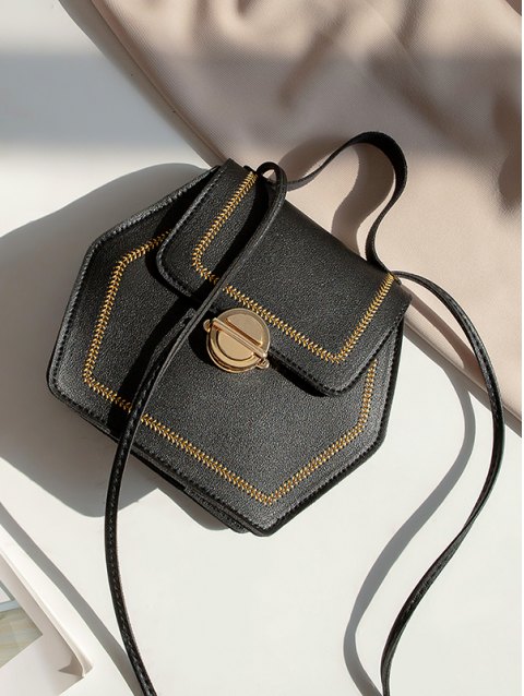 Pentagon Shape Satchels Bag