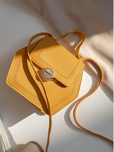 Pentagon Shape Satchels Bag