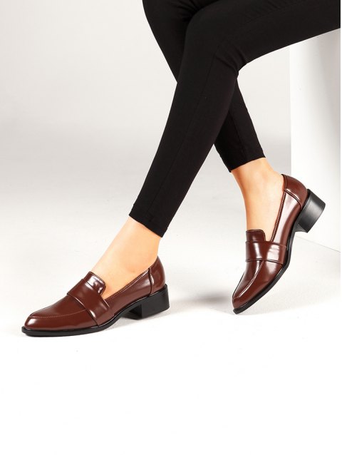 Classic Patent Leather Loafers