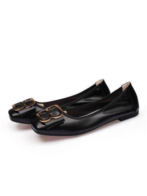 Metor Decor Square Toe Flats