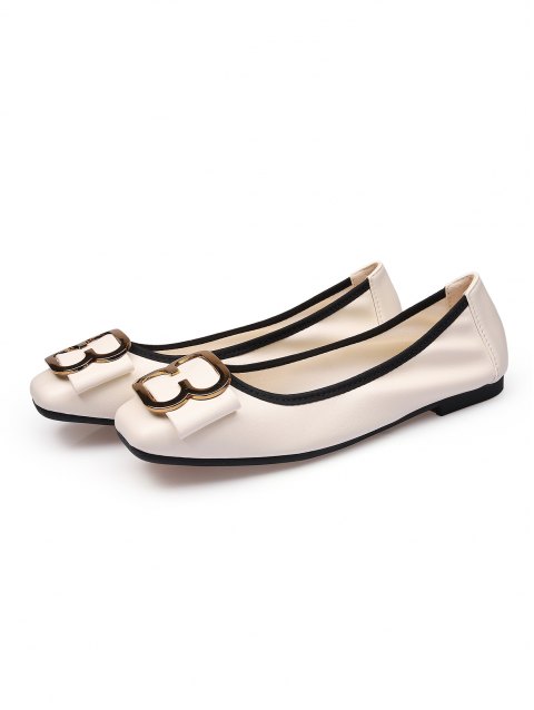 Metor Decor Square Toe Flats