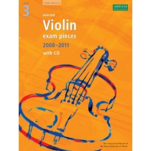 Selected Violin Exam Pieces 2008-2011: Grade 3 Score, Part and CD